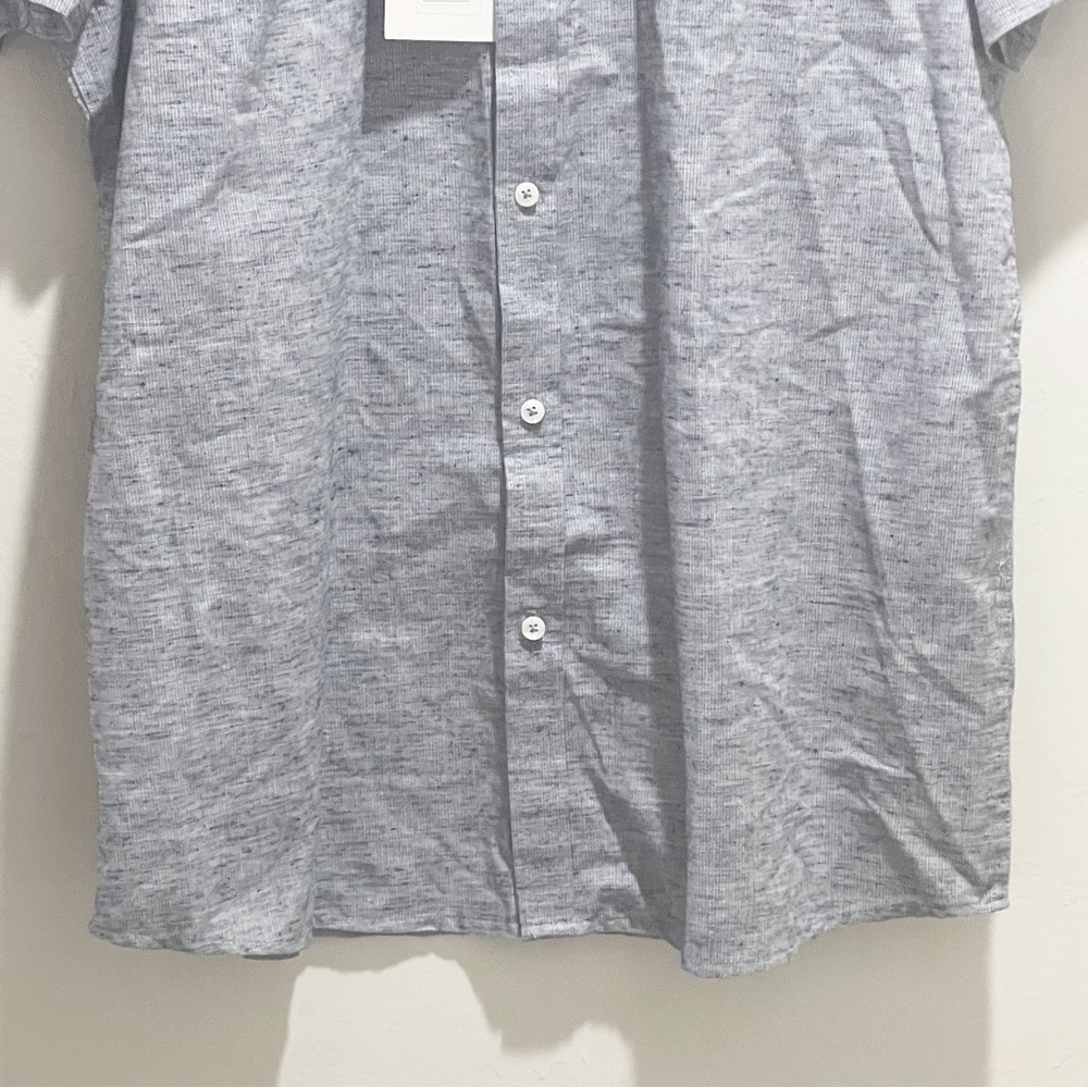 LARSSON & CO SPIRIT OF SCANDINAVIA Men’s Blue Short Sleeve Button Up Shirt M - Picture 4 of 10